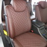 Авточехлы Ssang Yong-Kyron (Ромб) шоколад+шоколад