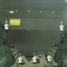 Motodor/Защита картера и КПП VW Passat B8 1.4, 1.8 2015-/02736 Motodor/Защита картера и КПП VW Passat B8 1.4, 1.8 2015-/02736
