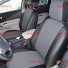 Авточехлы NISSAN-Qashqai 2007-2014 (Аригон) чер+тем.сер