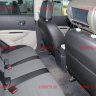Авточехлы NISSAN-Qashqai 2007-2014 (Аригон) чер+тем.сер