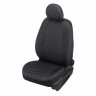 Авточехлы SKODA-Octavia-A-7 Ambiente (без зад. подлокотника) (Ромб) чер+белая отстрочка Авточехлы SKODA-Octavia-A-7 Ambiente (без зад. подлокотника) (Ромб) чер+белая отстрочка