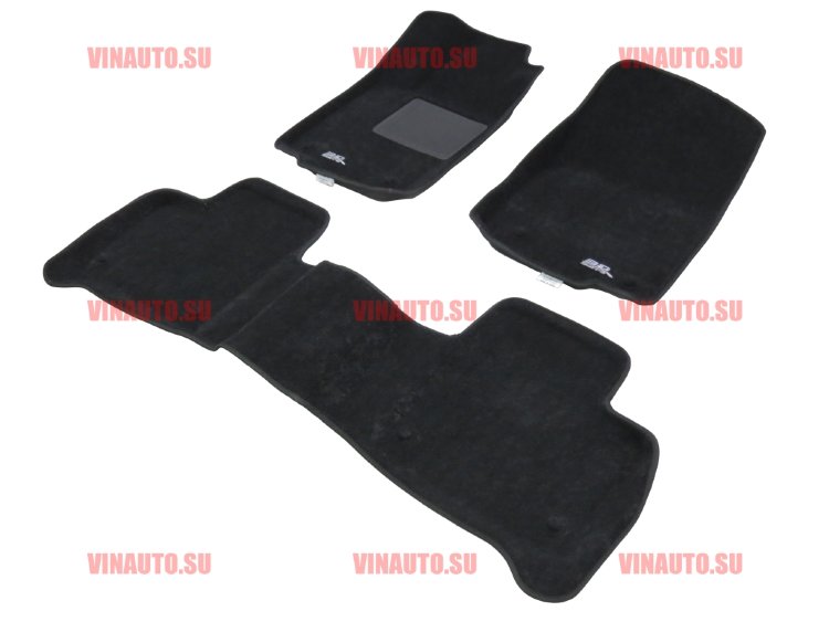 Коврики салона текст.MB W166/ C292 2015-> GLE-Class LINER 3D Lux с бортиком черные/ST7400604