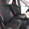 Авточехлы SKODA-Rapid Sport с 2014- (без заднего подлокотника) (Аригон) чер+чер