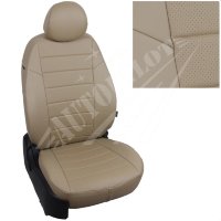 Авточехлы TOYOTA-Land Cruiser Prado 150 рестайл. 2017- (Аригон) тем.беж+тем.беж