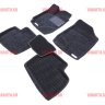 Коврики салона текст.KIA Cerato II 2009-2013 Satori черные/SI0200157