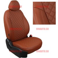 Авточехлы SKODA-Rapid 40\60 с 14-\VW Polo c 20- (без заднего подлокотника) (Ромб) корич+коричн Авточехлы SKODA-Rapid 40\60 с 14-\VW Polo c 20- (без заднего подлокотника) (Ромб) корич+коричн