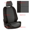 Авточехлы NISSAN-Qashqai 2007-2014 (Аригон) чер+сер Авточехлы NISSAN-Qashqai 2007-2014 (Аригон) чер+сер
