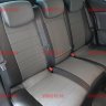 Авточехлы RENAULT-Fluence 40/60 /Megan III с 2010- (Аригон) чер+тем.сер