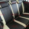 Авточехлы SKODA-Rapid 40\60 с 14-\VW Polo c 20- (без заднего подлокотника) (Аригон) бел+чер