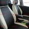 Авточехлы SKODA-Rapid 40\60 с 14-\VW Polo c 20- (без заднего подлокотника) (Аригон) бел+чер