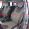 Авточехлы RENAULT- Kaptur (Аригон) чер+тем.сер