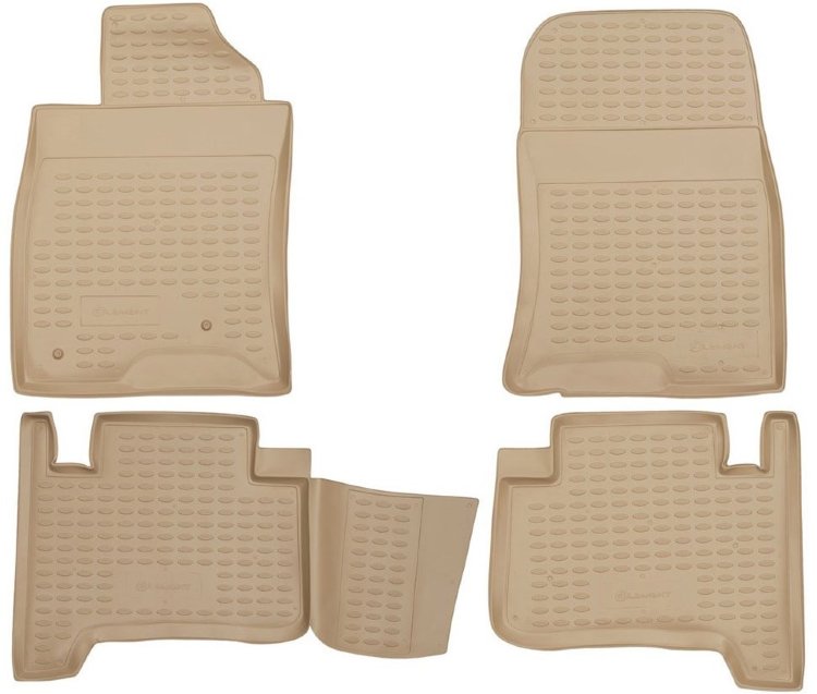 NOVLINE/Коврики в салон TOYOTA Land Cruiser Prado 2003-2009 (бежевый)/NLC4801212K