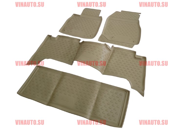NOVLINE/Коврики в салон LEXUS LX470 1998-2007 бежевые/NLC2915212k