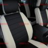 Авточехлы УАЗ-Патриот рестайлинг с 2014- (Аригон) бел+чер