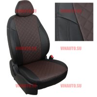 Авточехлы NISSAN-X-Trail T-32 с 15- (Ромб) чер+шоколад Авточехлы NISSAN-X-Trail T-32 с 15- (Ромб) чер+шоколад