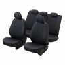 Авточехлы TOYOTA-Corolla с 13 (Ромб) чер+синяя строчка