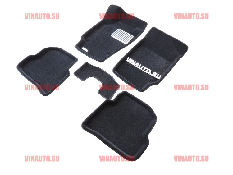 Коврики салона текст. 3D euro-std VOLKSWAGEN Polo SD/HB (2010-) (EM3D) Original