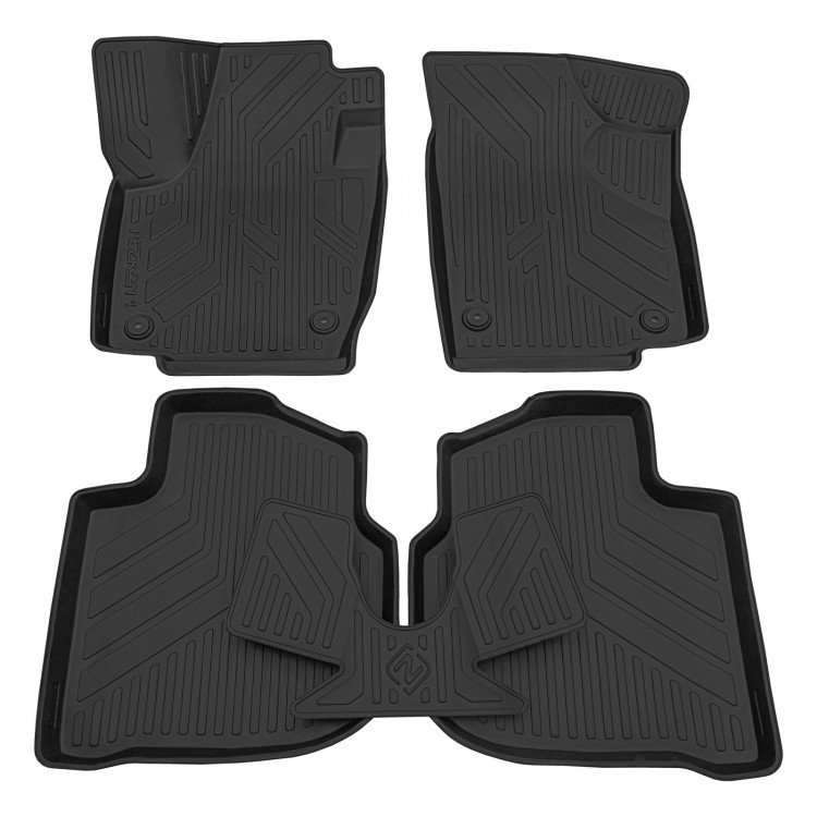 Rezkon/Коврики в салон 3D SKODA Rapid 2013-2020, 2020-/0530020100