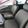 Авточехлы NISSAN-Almera III (G15) сплошная с 2012- (Аригон) чер+чер