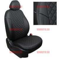 Авточехлы FORD-Focus 2 Comfort (Ромб) чер+чер