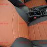 Авточехлы SUBARU-XV с 2011- (Аригон) чер+коричневый